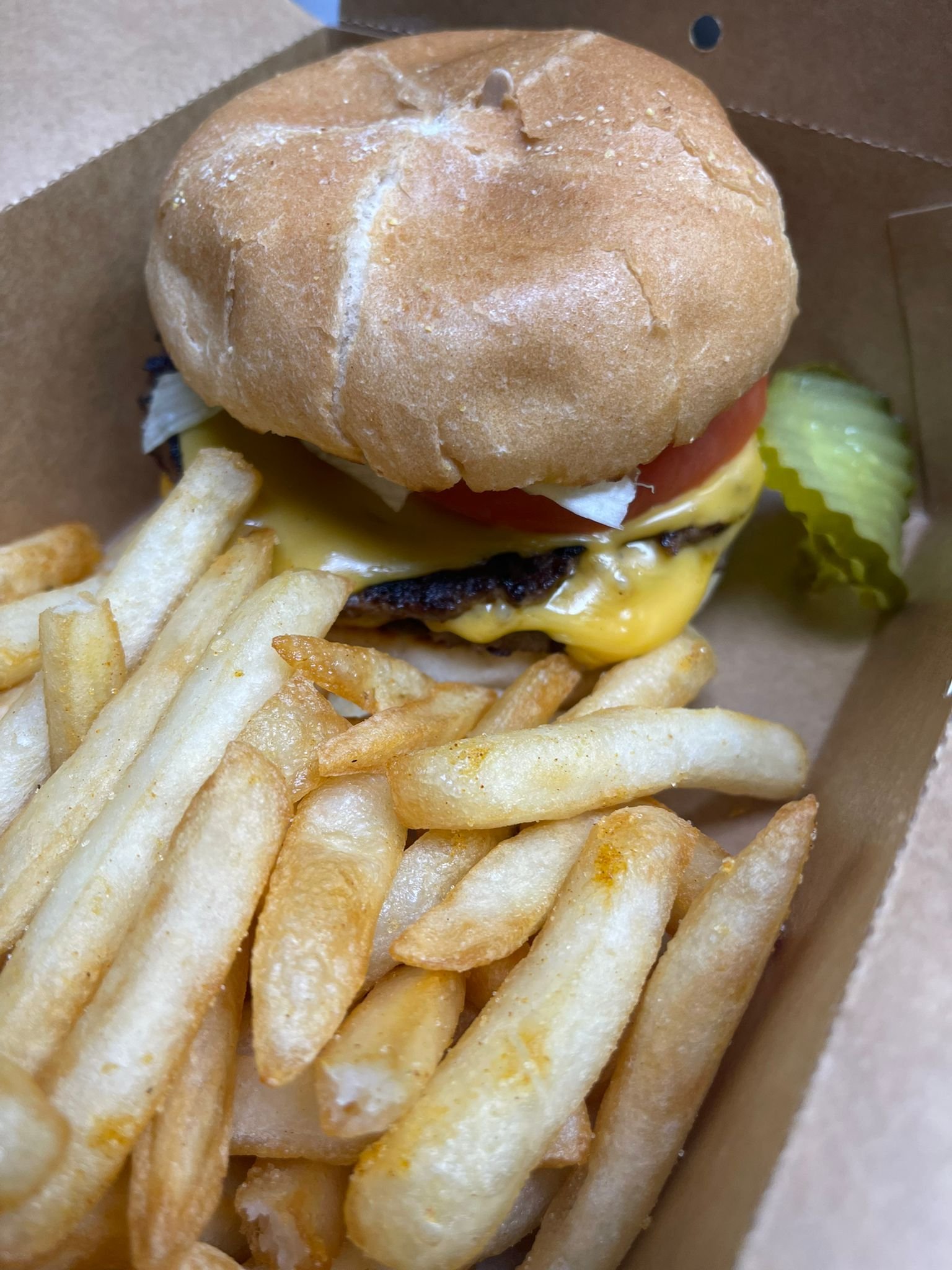 Kids Burger and Fries